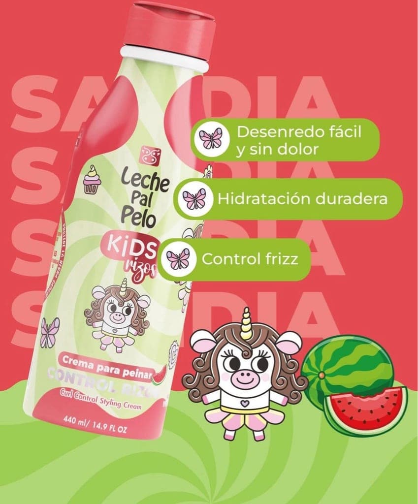 LECHE PAL PELO KIDS RIZOS CREMA DE PEINAR