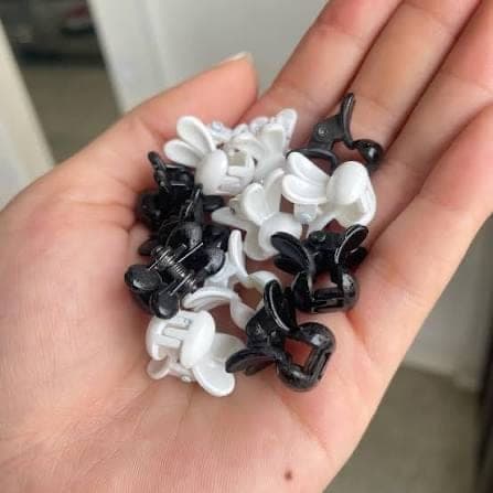 SET PIOJITOS NEGROS Y BLANCOS
