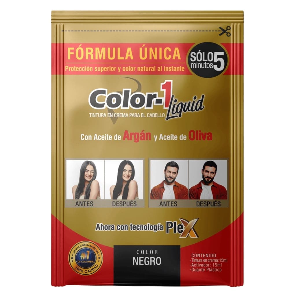 TINTE COLOR-1 LÍQUIDO NEGRO