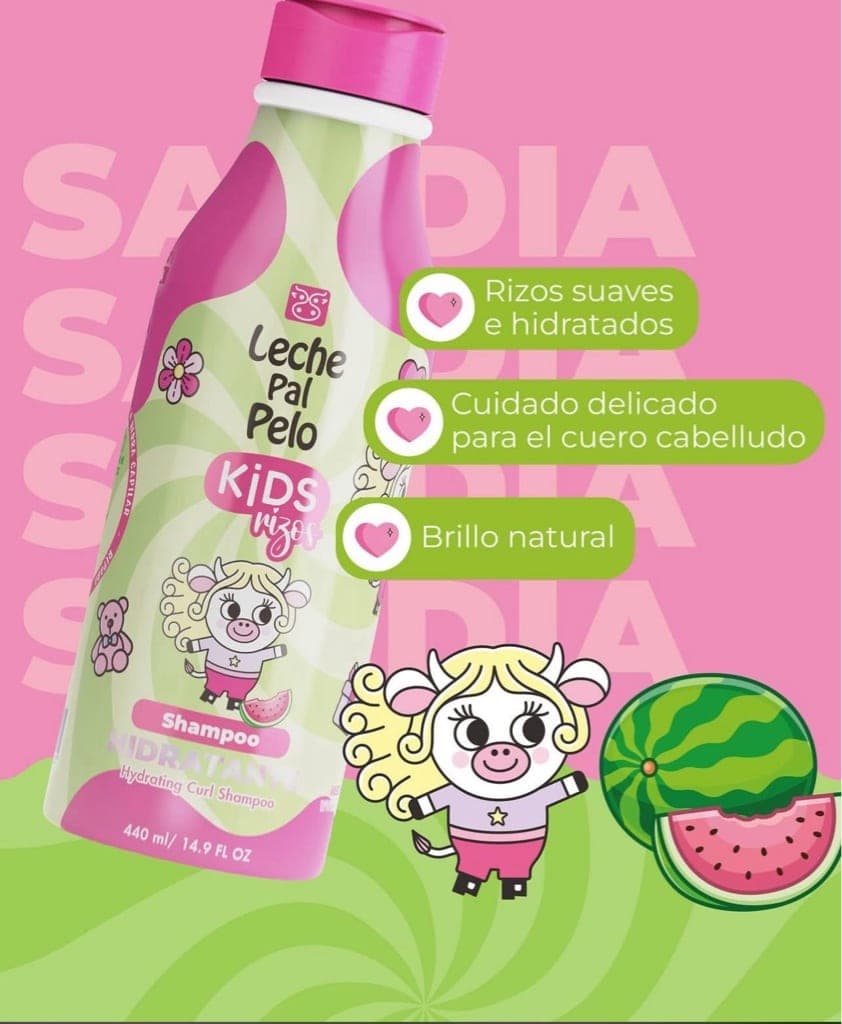 LECHE PAL PELO KIDS RIZOS SHAMPOO
