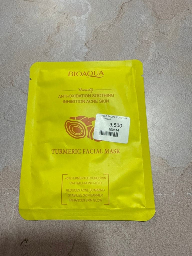 VELO FACIAL CURCUMA BIOAQUA