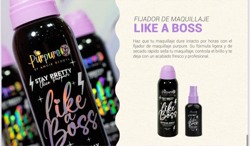 FIJADOR DE MAQUILLAJE LIKE A BOSS