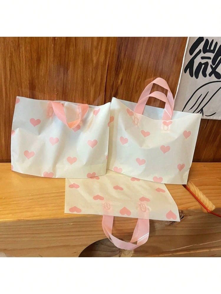 BOLSAS DE REGALO PLASTICO CORAZON