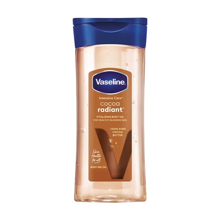 ACEITE CORPORAL COCOA RADIANT VASELINE 200ML
