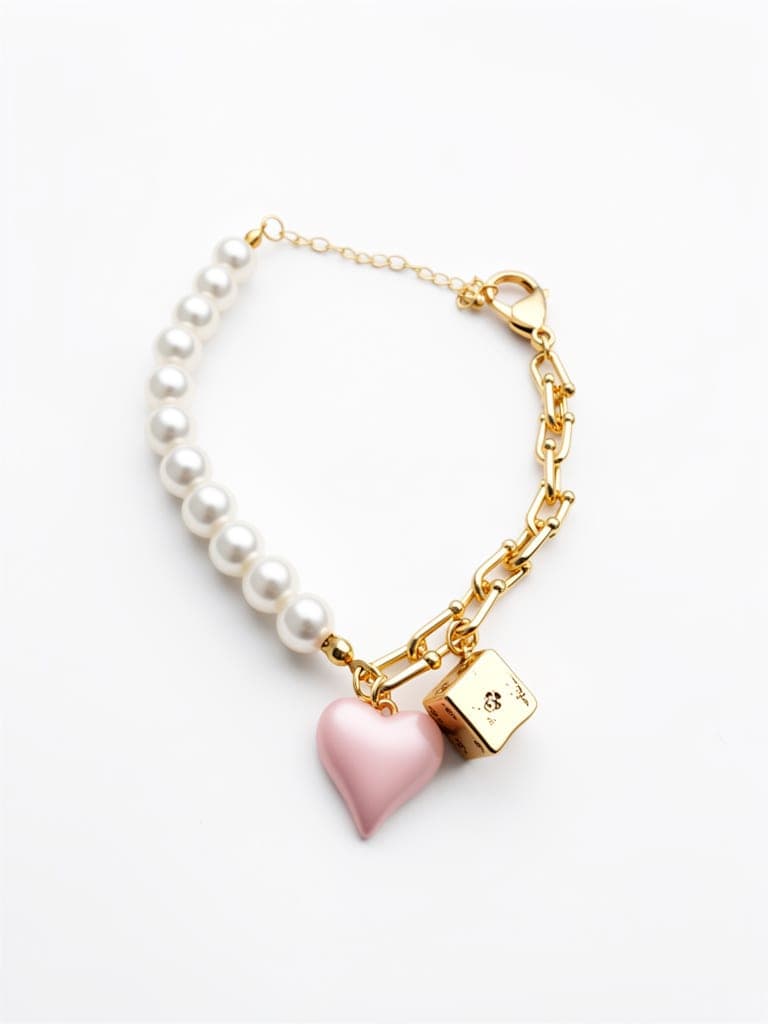 PULSERA RODIO CON PERLAS