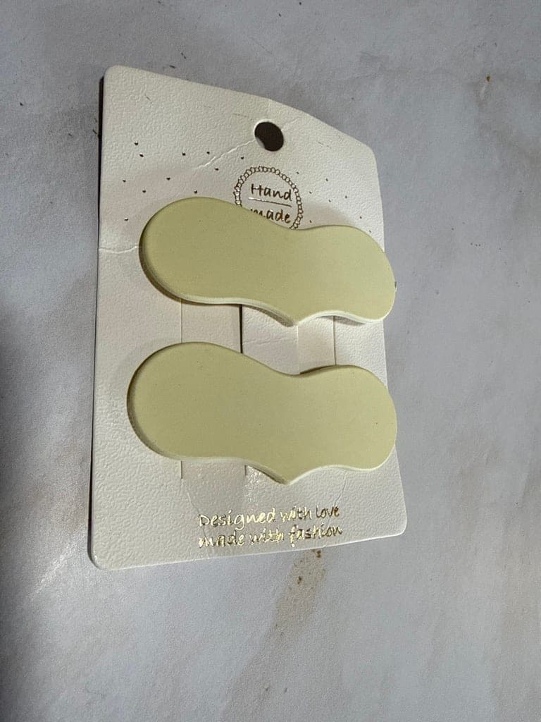 Ganchos beige para cabello