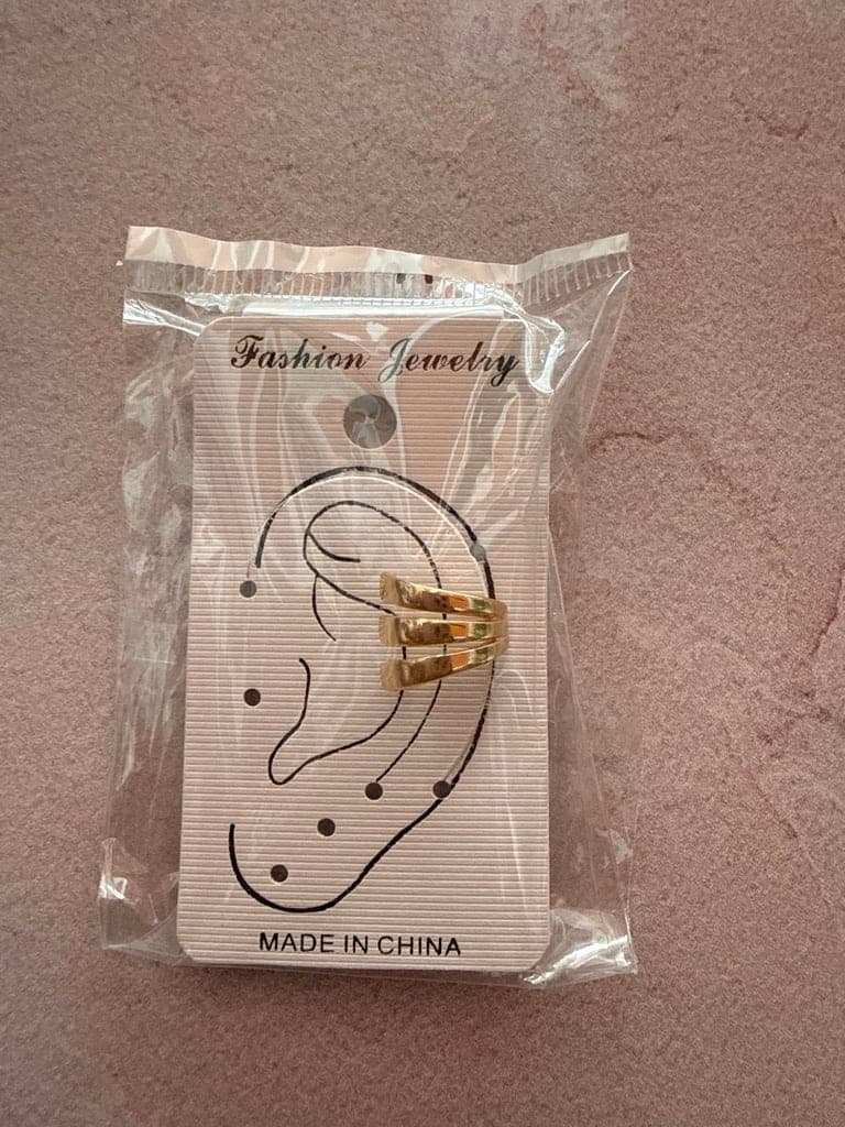 EARCUFF DORADO 3 AROS