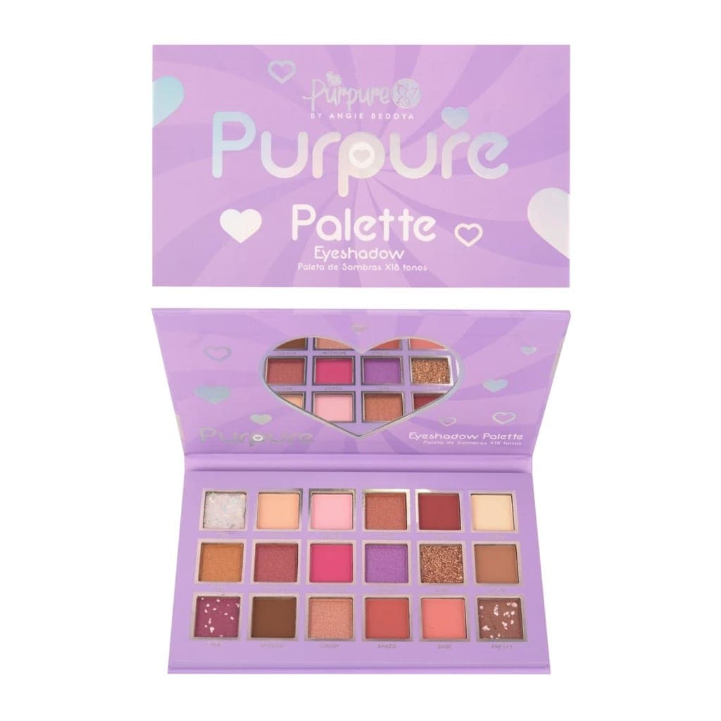 PALETA DE SOMBRAS X18 TONOS PURPURE