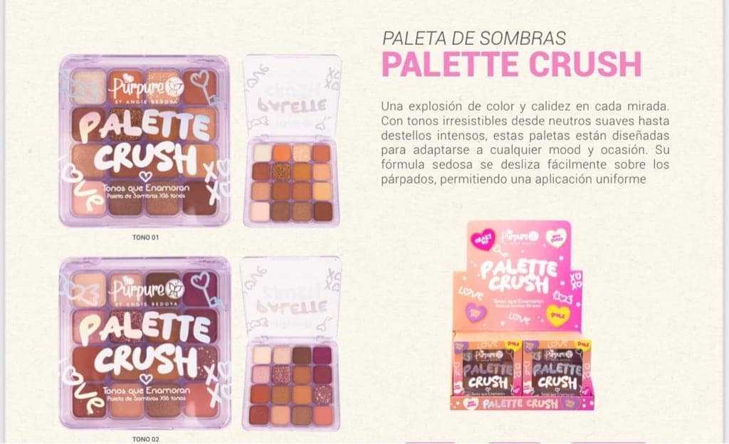 PALETA DE SOMBRAS CRUSH
