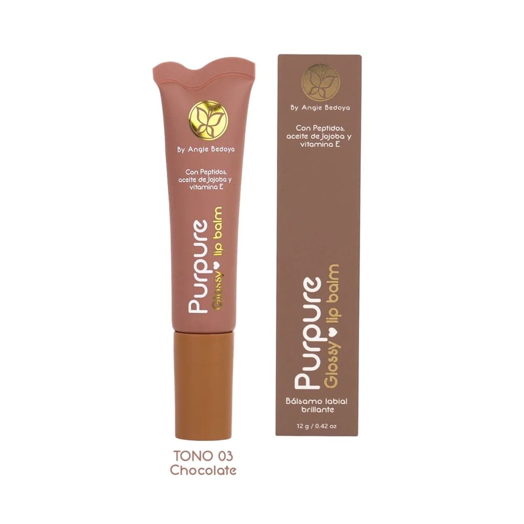 LIP BALM GLOSSY CHOCOLATE PURPUERE