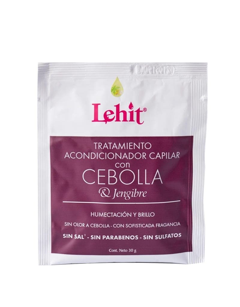 TRATAMIENTO CON CEBOLLA Y JENGIBRE LEHIT