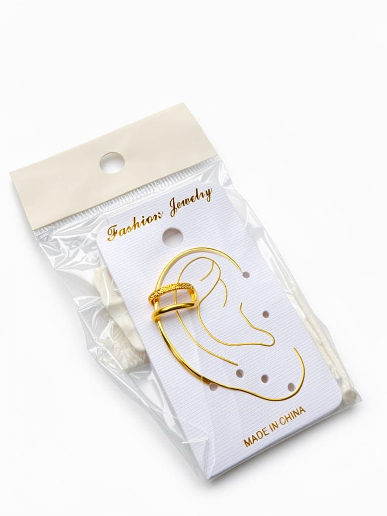 EARCUFF DORADO DOBLE