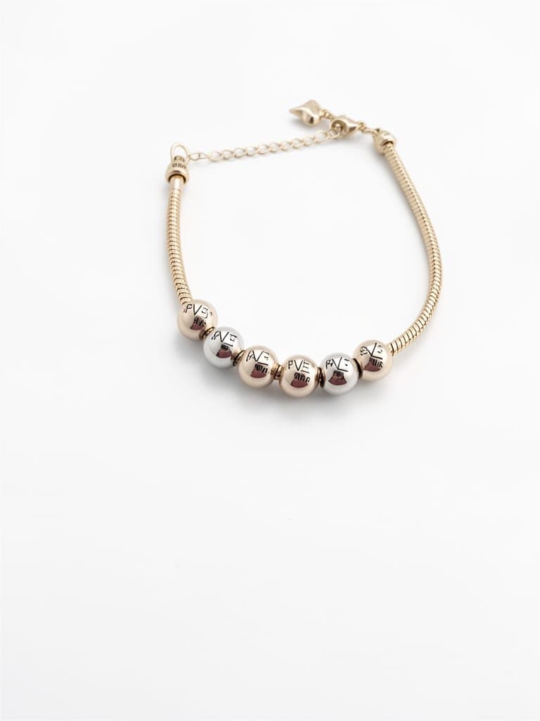 PULSERA CORDON BOLA RODIO